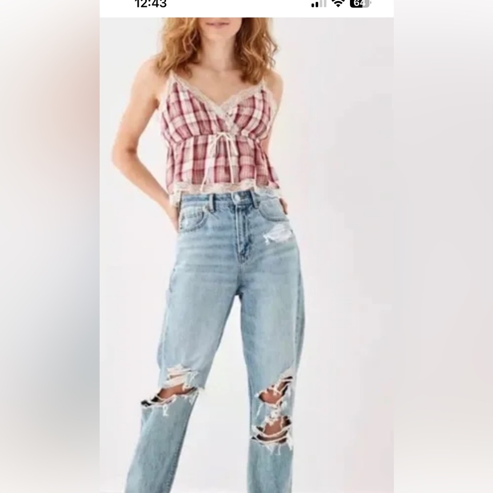 American Eagle - Crop Top with adjustable straps - never worn